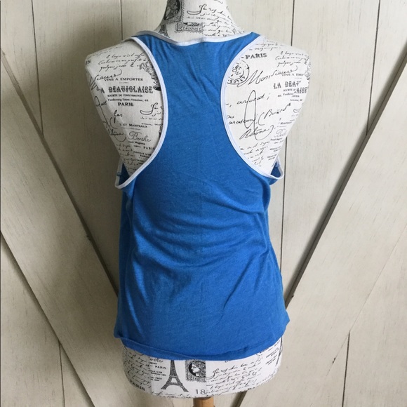 💙PINK Racerback Collegiate Tank💙 - Picture 3 of 5